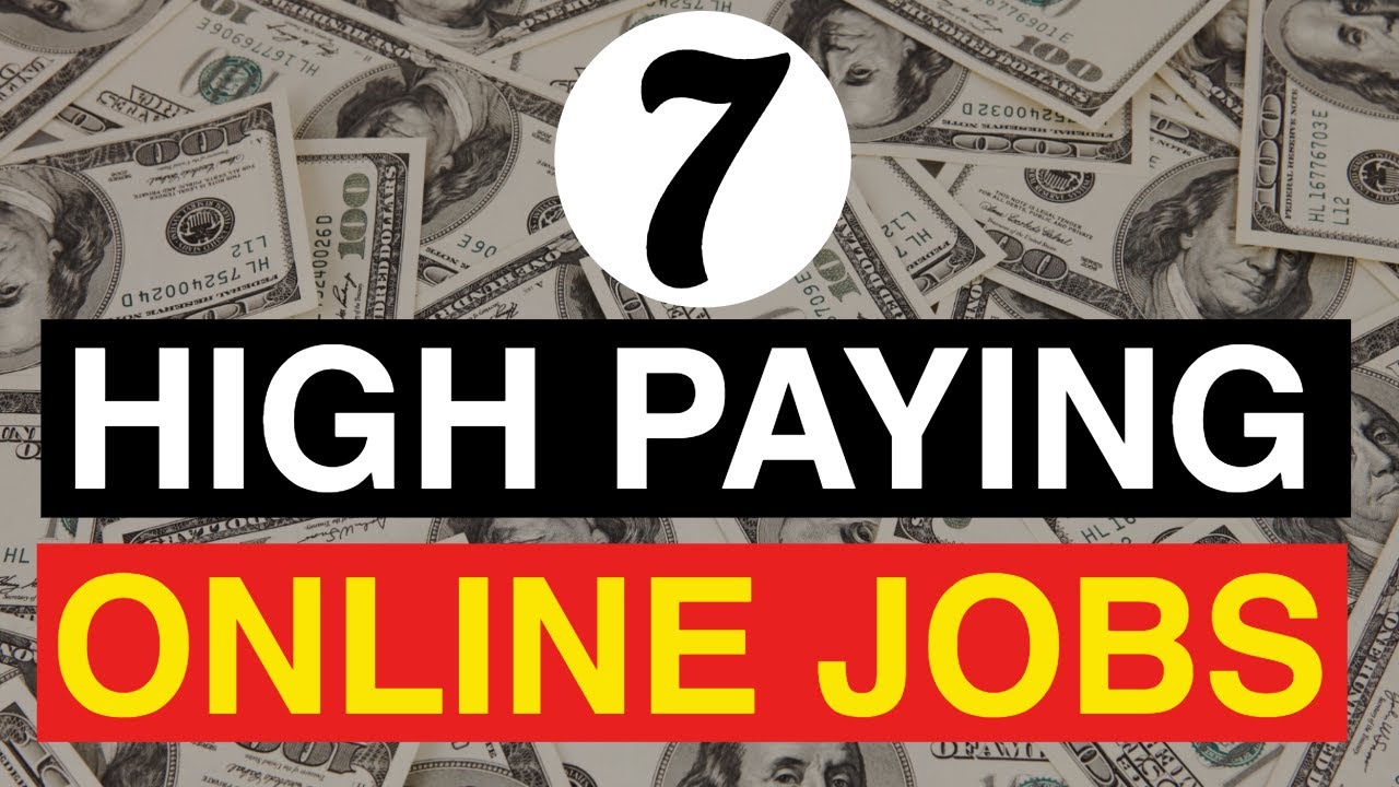 6 Best Online Jobs That Pay Big Money | High Paying Jobs You Can Start Today