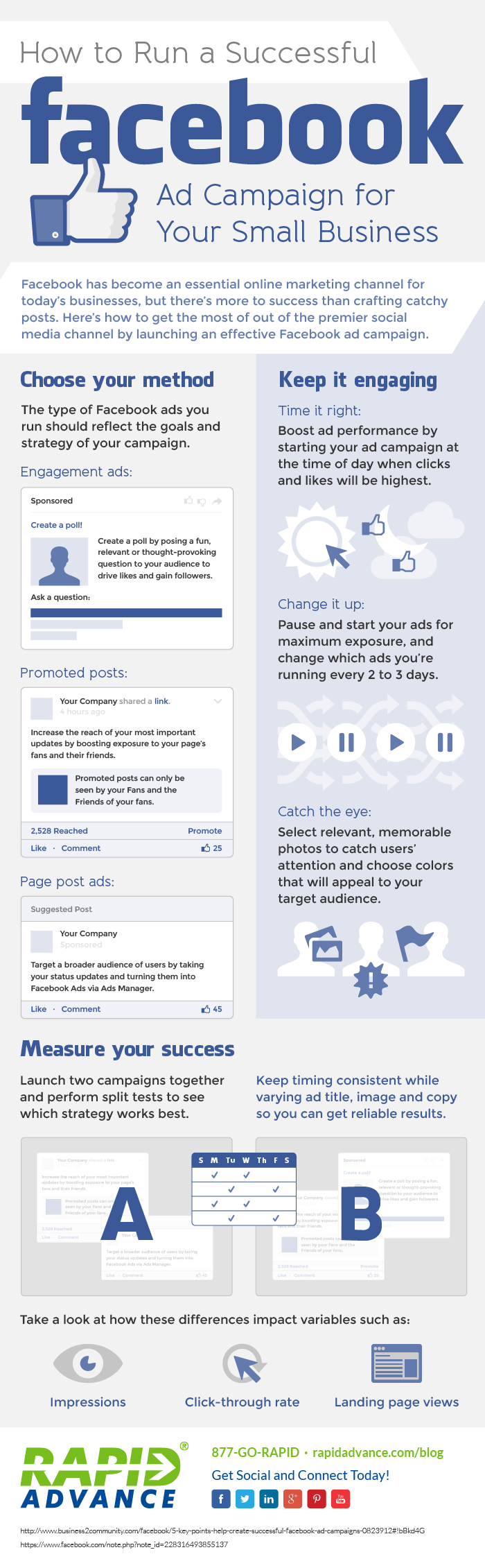 Infographic: How to Run a Successful Facebook Ad Campaign for Your Small Business