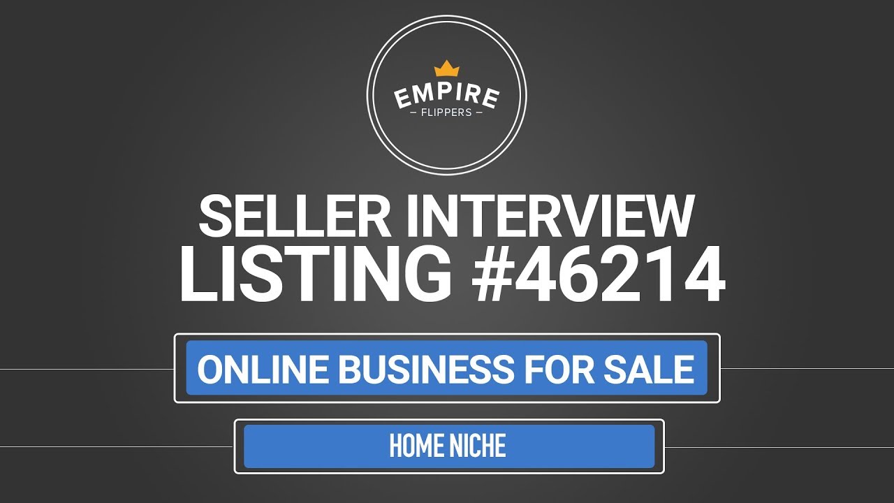 Online Business For Sale – $6K/month in the Home Niche