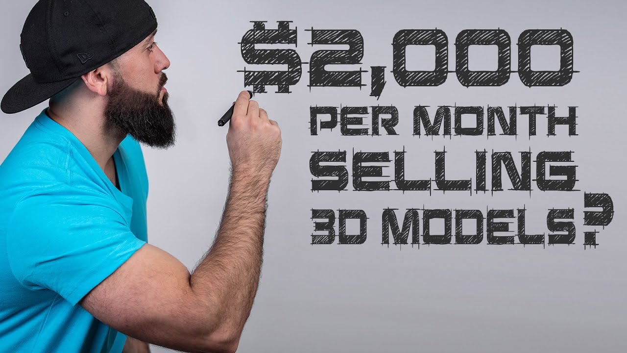 Passive Income for 3D Artists: Making Money Online Selling Your 3d Models