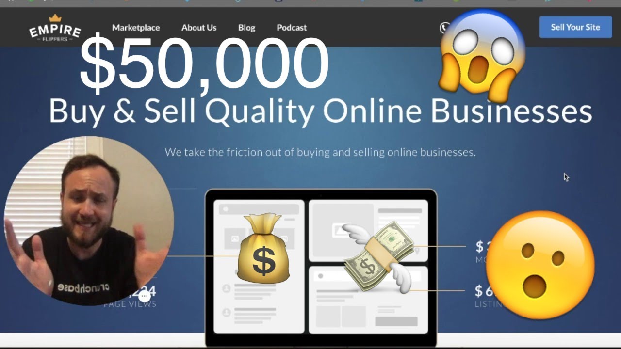 How I Sold An Online Business For $50,000 on Empire Flippers?