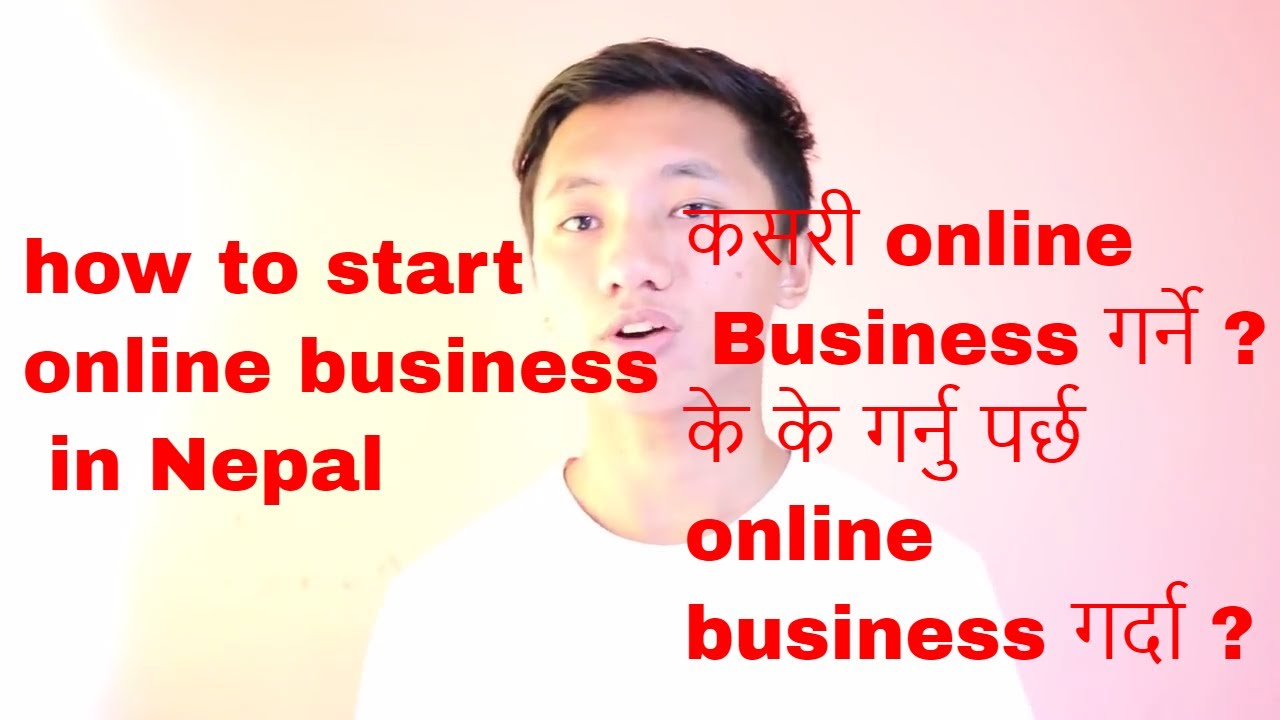 how to start online business in Nepal