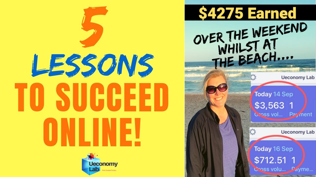 5 Lessons to Creating a Successful Online Business and Working From Home