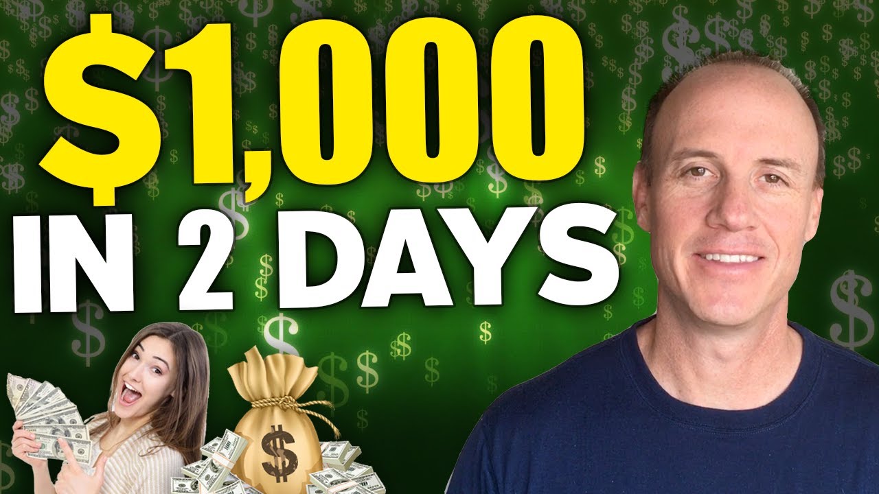 I Made $1,000 in 2 Days – The SECRET To Making Money Online