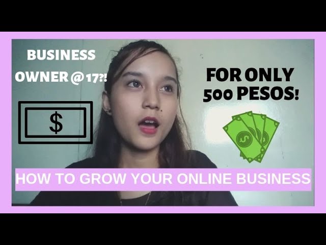 How To Grow Your Online Business (500 PESOS ONLY?!) | Jersey Francisco
