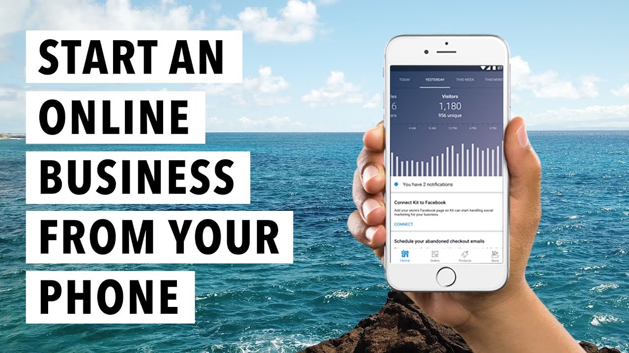 How To Start An Online Business From Your Phone | Digital Nomad Lifestyle