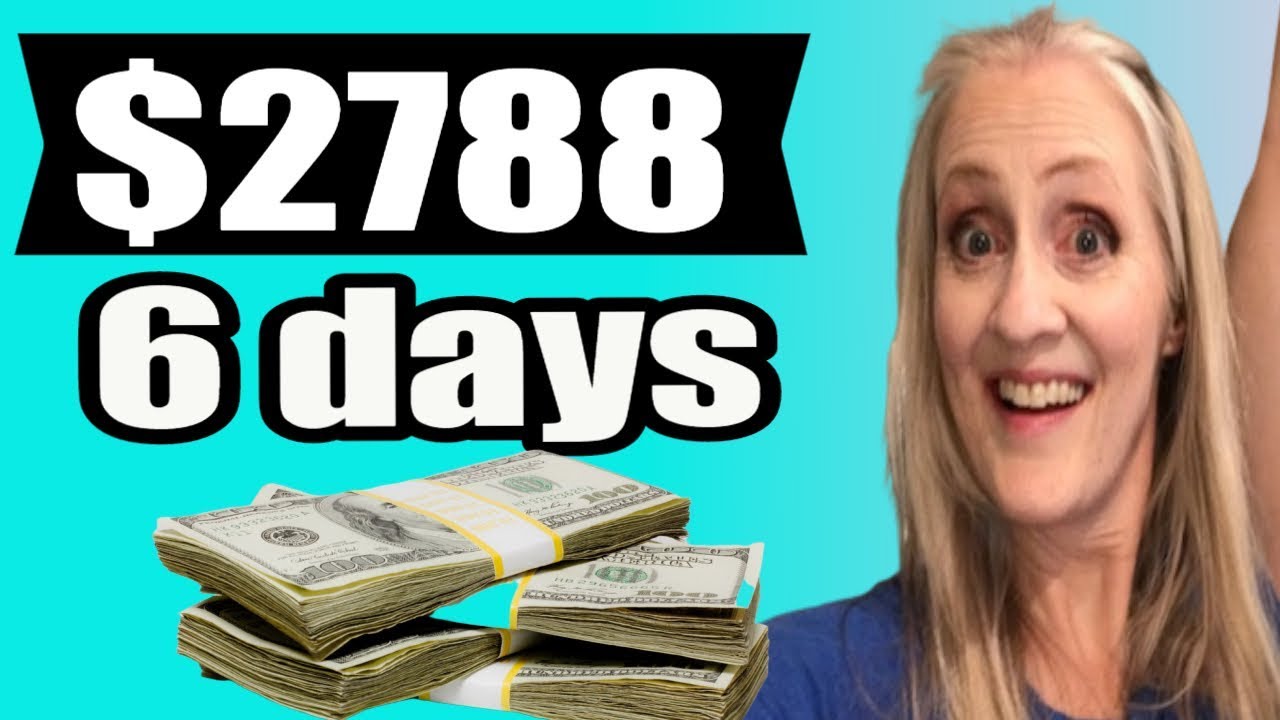 How I Made $2788 In 6 Days – Secrets To Making Money Online