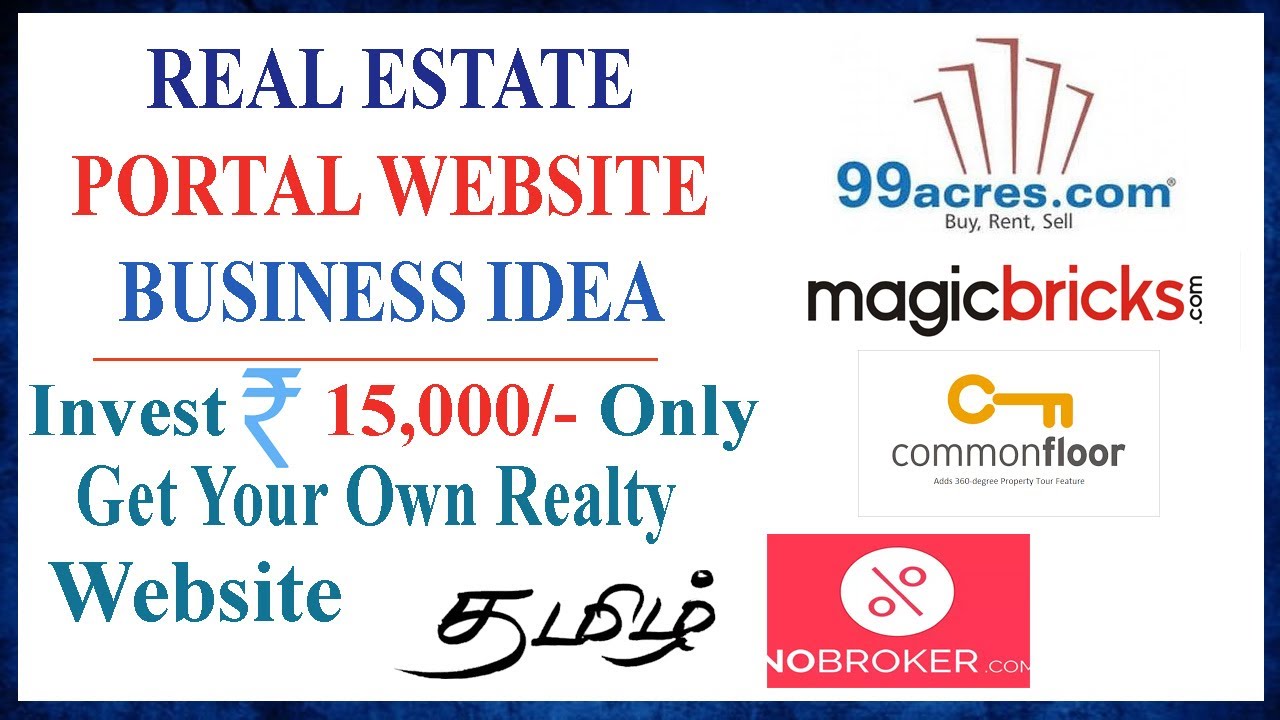 Real Estate Website | Online Business Idea | Invest ₹15K | Start Make Money in three ways | GAGA INT