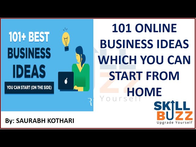 101 online business ideas which you can start from home | Earn part time or full time money online