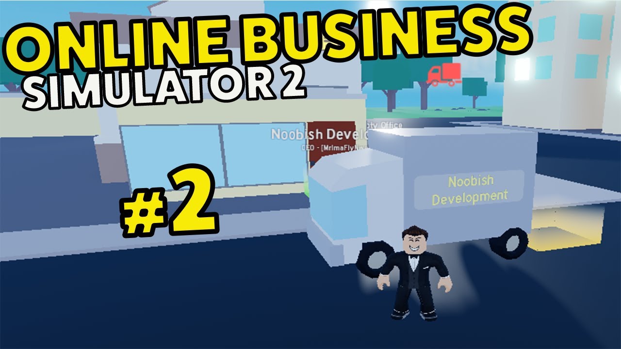 BUYING AN AUTOMATED DELIVERY TRUCK FOR MY COMPANY – Roblox Online Business Simulator 2 #2