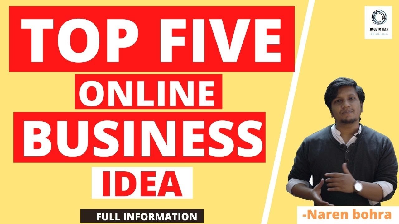 Top Five Online business idea| best online business ideas||2020||details||Hindi||