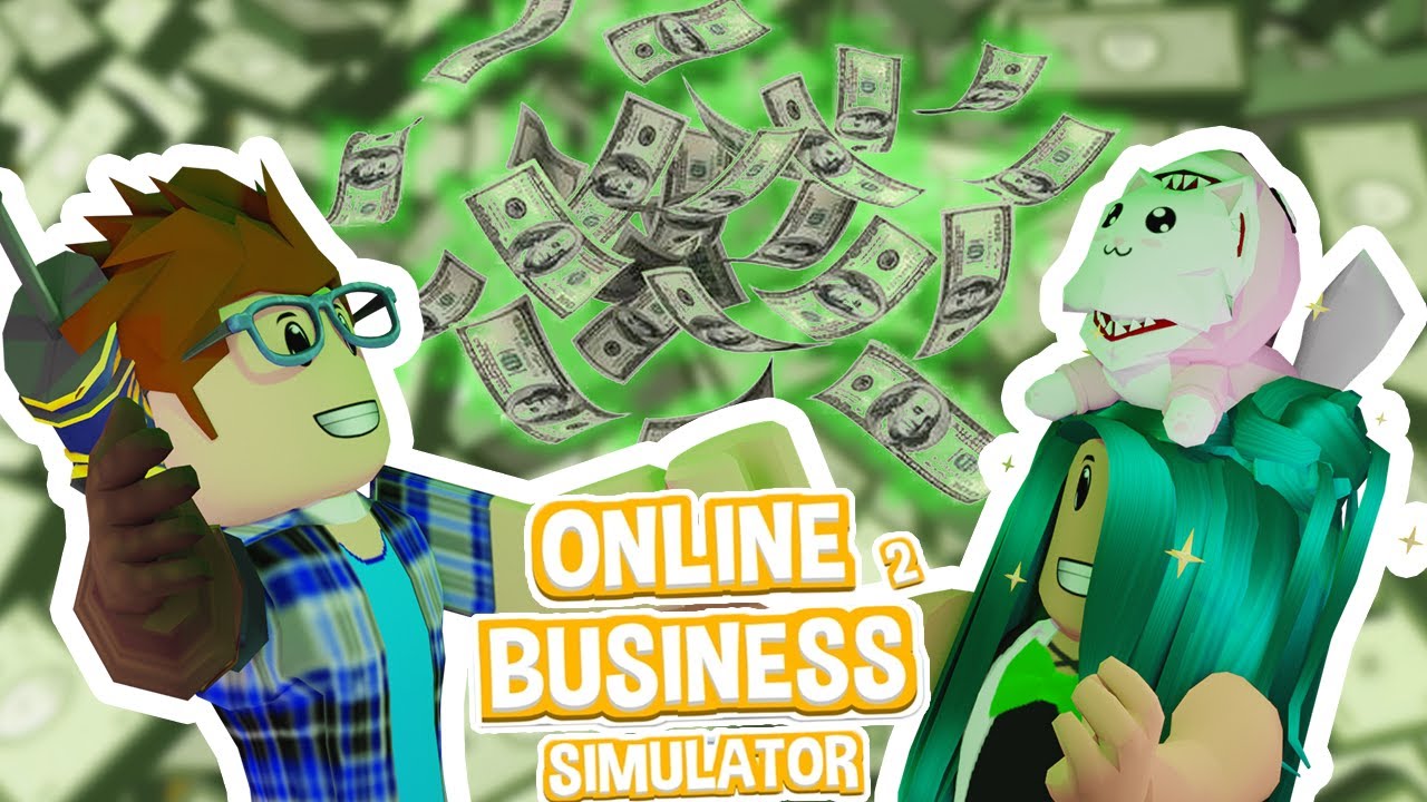 Vi skal blive MEGA RIGE! | Roblox Online Business Simulator med RobinSamse