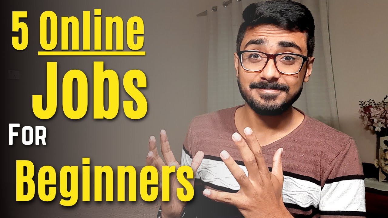 5 Best Online Jobs For Beginners | Make Money Online | Data Entry Jobs Work From Home