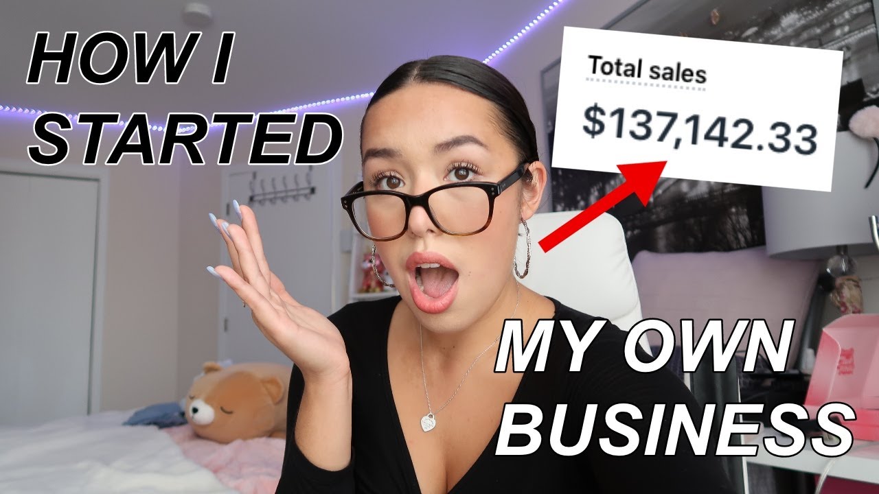 How I started my own SUCCESSFUL ONLINE BUSINESS at 16! – Business Talk ep.1 ♡ SABRINA TAM