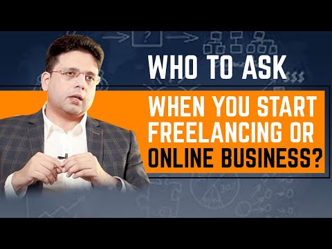Who to Ask When You Start Freelancing/Online Business? | eCommerce by Enablers