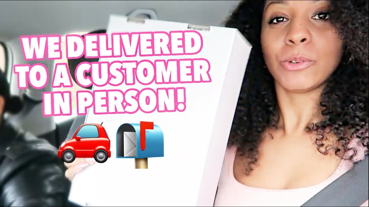 Shipping An Order To My Small Online Business Customer Face To Face!
