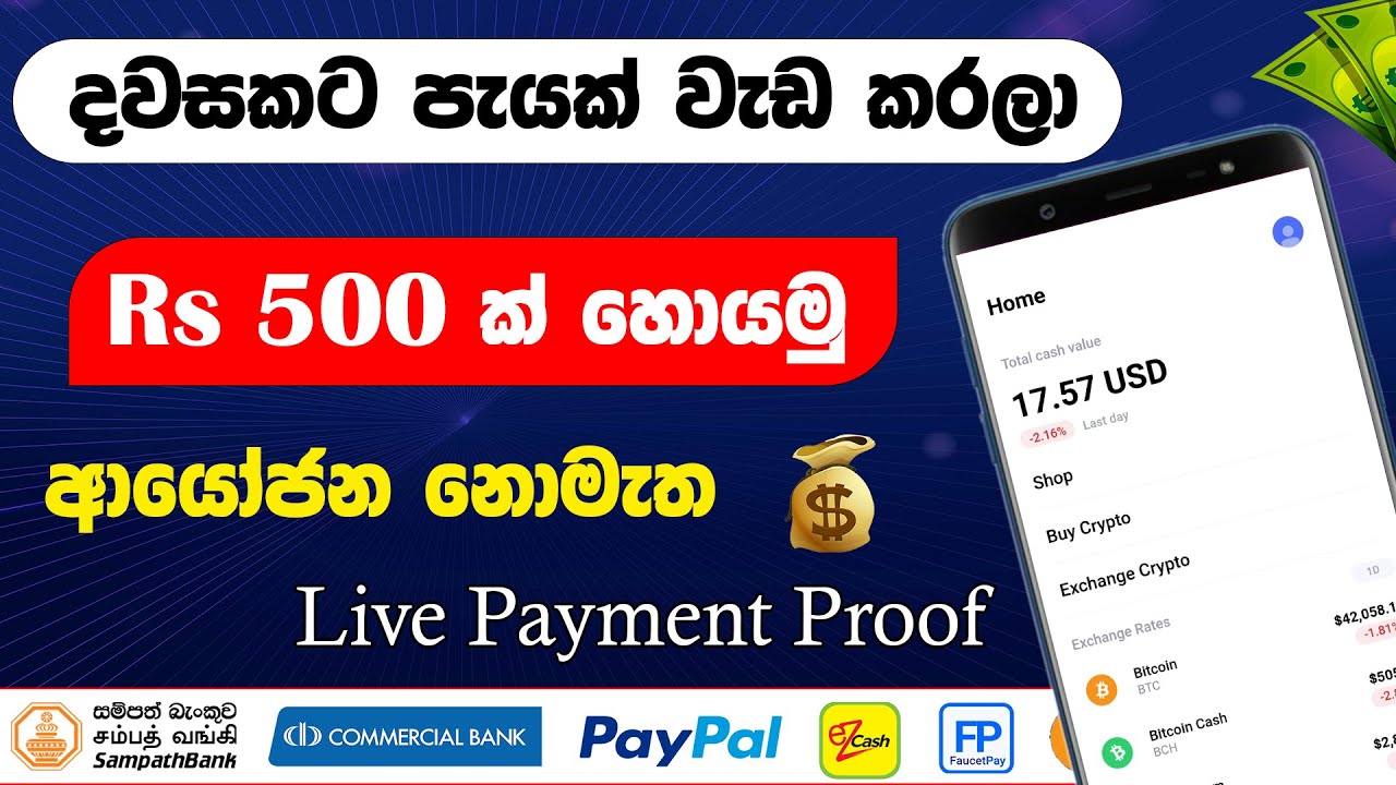 Make LKR 500 Per Day | Make Money Online | Online Business | E Money Sinhala