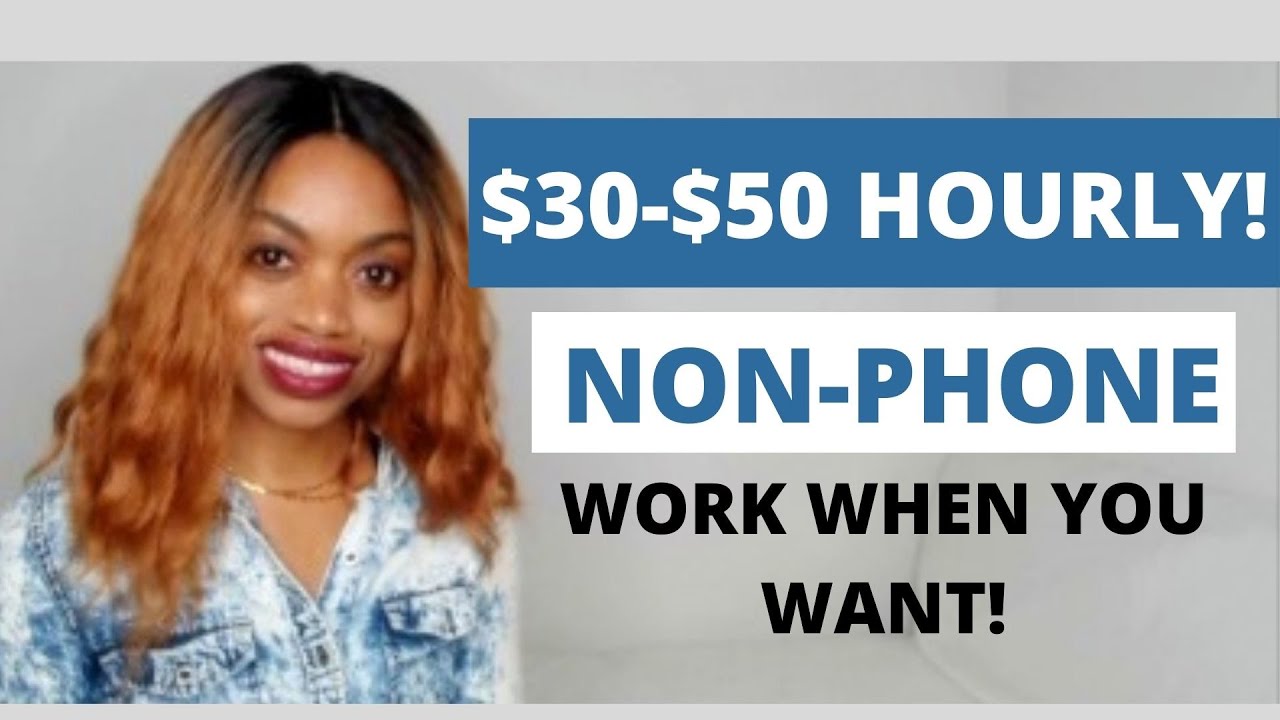 ? $30-$50 HOURLY! 8 BEST ONLINE JOBS YOU CAN START RIGHT AWAY! No Applications, No Interviews!