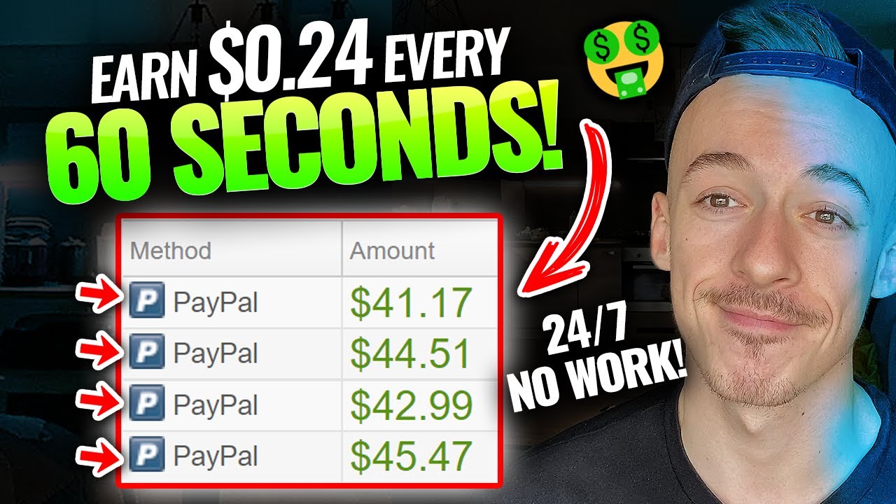 Get Paid $0.24 Every 60 Seconds (NEW METHOD!) | Make Money Online For Beginners