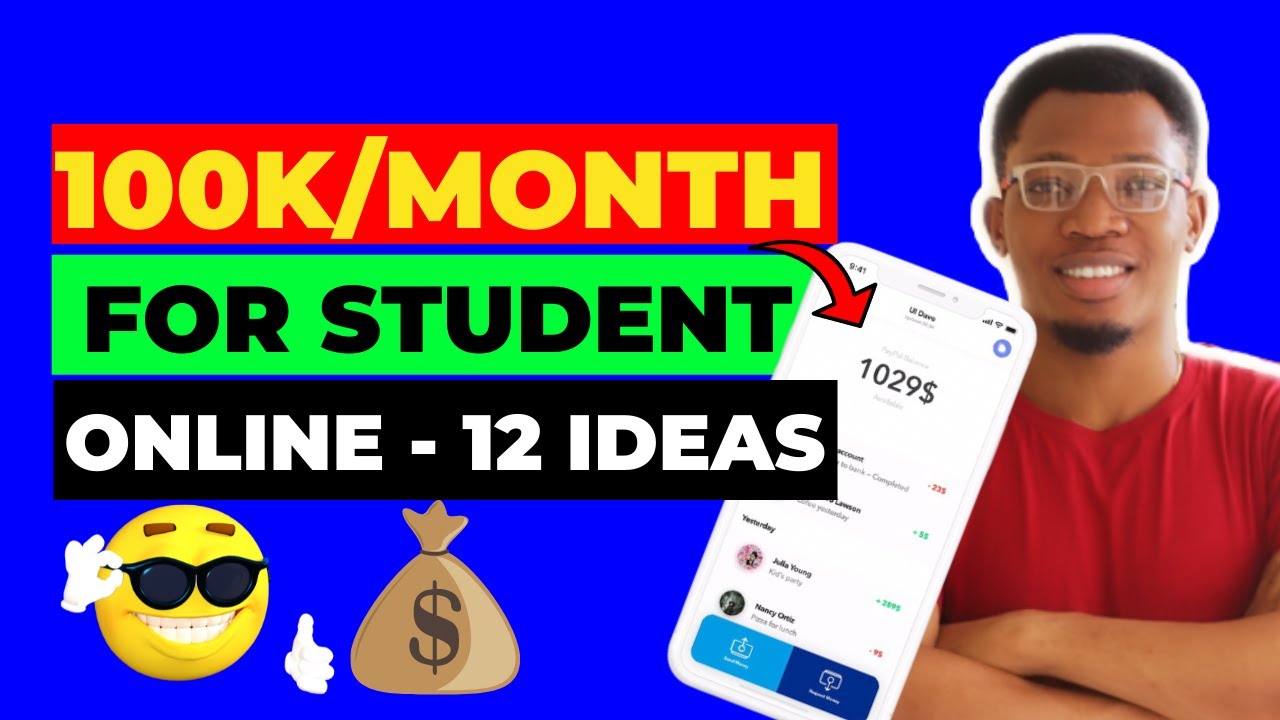 Make 100K Monthly As A Student Online | 12 Lucrative Online Business Ideas For Students in 2022