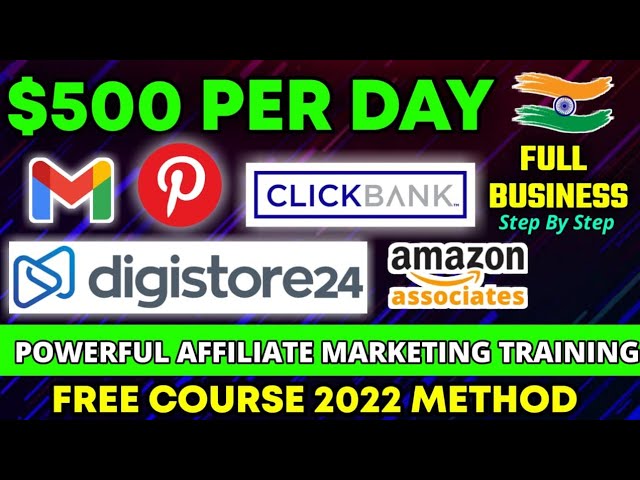 ⛔FREE AFFILIATE MARKETING COURSE ( FREE WEBSITES ) | make money online business | Free Landing Page