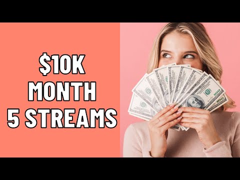 My First $10,000 Month Making Money Online from 5 Income Streams