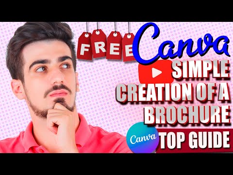 How to Create a Brochure Design and Making Money Online – Canva Tutorial
