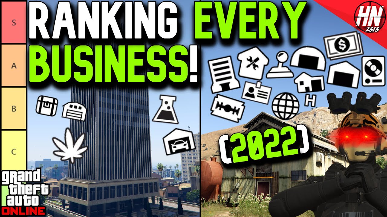 The ULTIMATE GTA Online Business Tier List (Updated Late 2022)