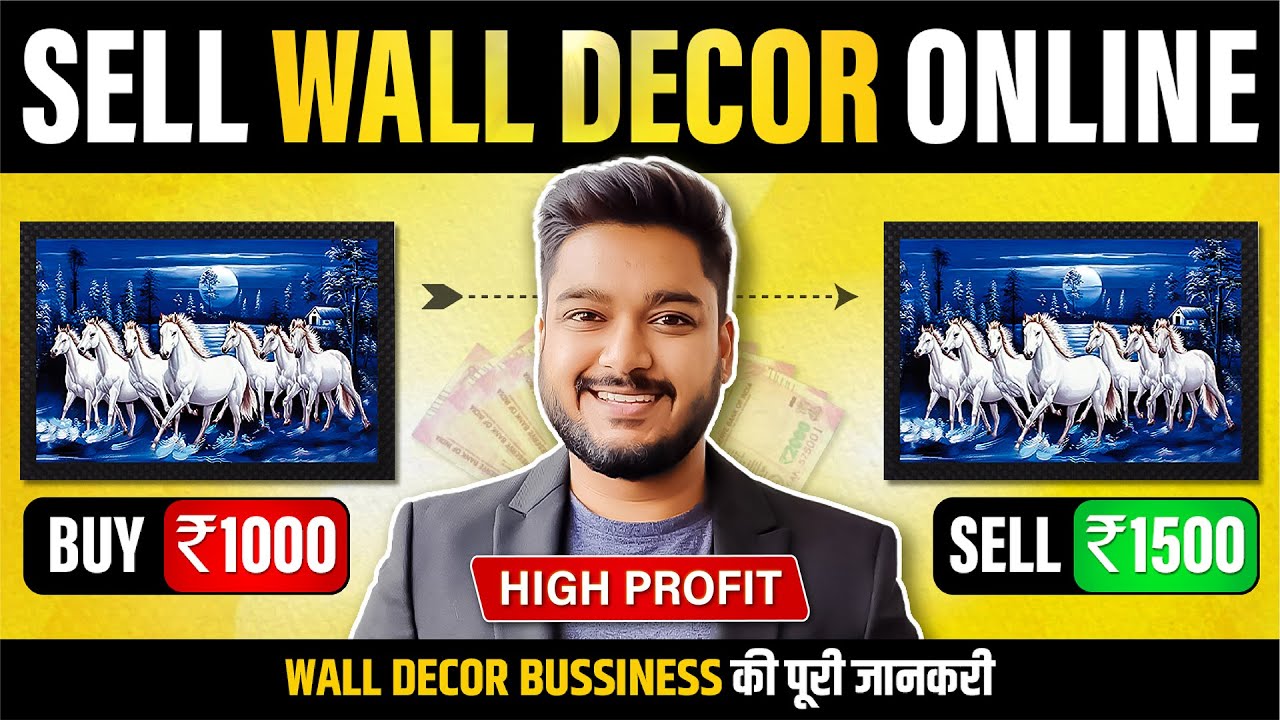 Sell Wall Decor Products Online | Business Ideas | Social Seller Academy