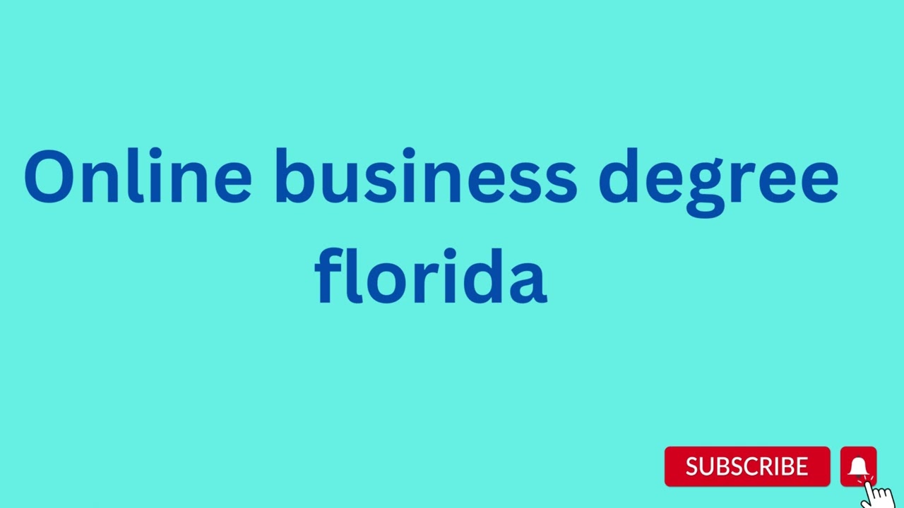 online business degree florida | jiinfobd|