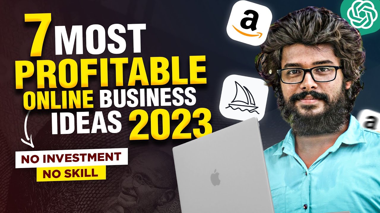 Earn ₹80k to ₹3 Lakh/ Month | 7 Most Profitable Online business Ideas 2023