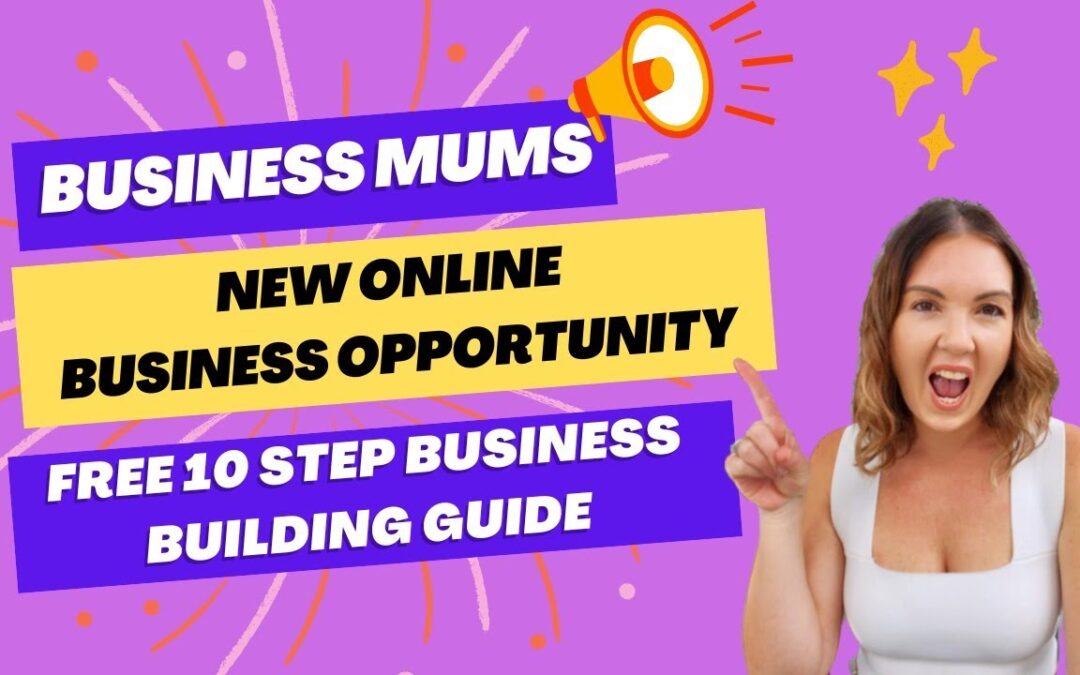 Business Mums | New Online Business Opportunity | ChatGPT Ai Built in
