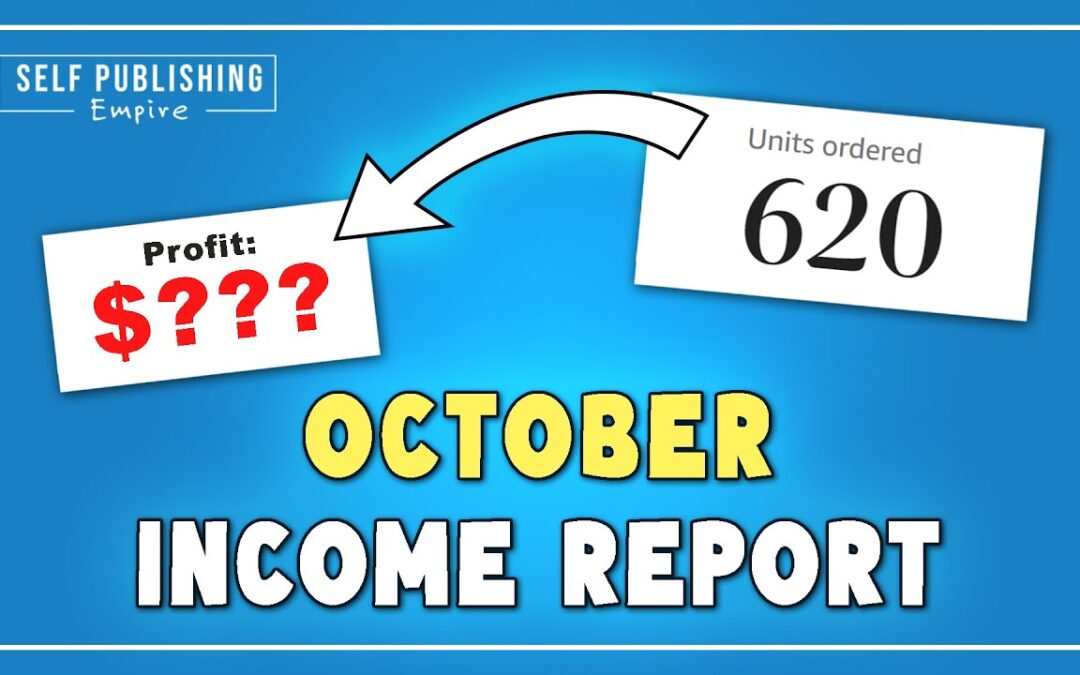KDP Income Report October 2023 | Profit and Insights Making Money Online